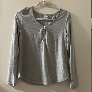 Gray sparkly shirt